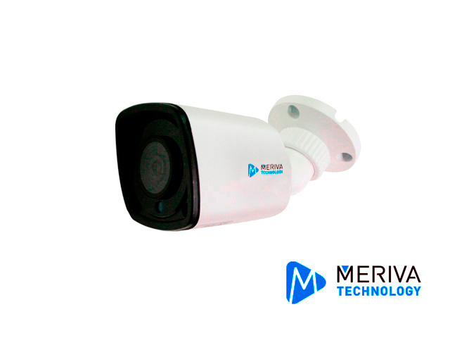 CAMARA AHD BULLET 1080P 2MP LENTE 2.8MM MERIVA TECHNOLOGY MBASHD2202 100% METALICA
