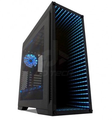 Gabinete Gaming GAME FACTOR CSG601, Torre, PC, ATX, Negro