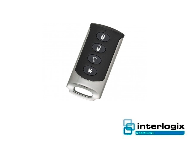 LLAVERO INALAMBRICO INTERLOGIX TX-E101 4 BOTONES CROMADO