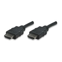 Cable HDMI MANHATTAN, 1,8 m, HDMI, HDMI, Macho/Macho, Negro