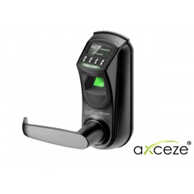 CERRADURA BIOMÉTRICA AXCEZE ONE700 500HUELLAS CON USB NEGRA