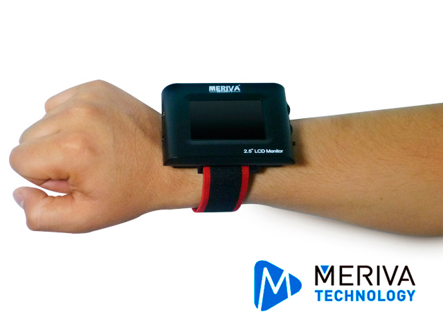 MONITOR 2.5 PULG LCD MERIVA MVA-L25BT BAT. RECARGABLE