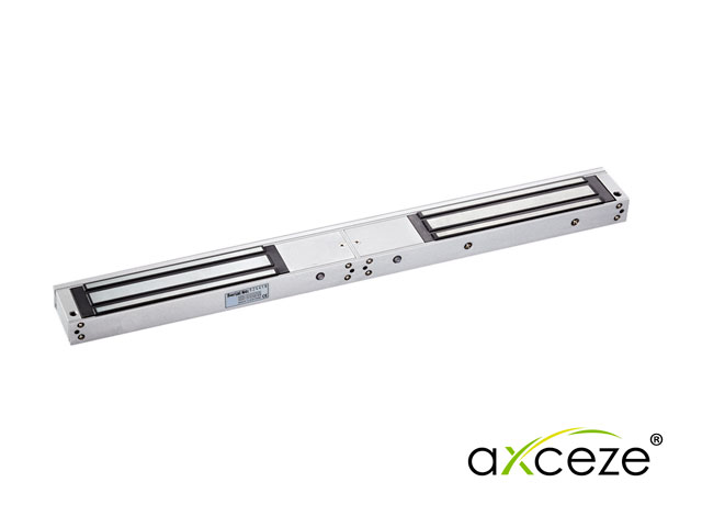 CHAPA MAGNETICA DOBLE 600LBS AXCEZE AX-M600X2L C/LED