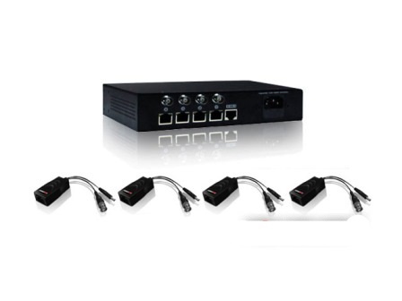 TRANSCEPTOR Y FUENTE 4CH 12V FS-4504VPS FOLKSAFE KIT COMPLE