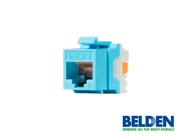 CONECTOR JACK BELDEN AX101315 RJ45 CAT5E T568A/B AZUL