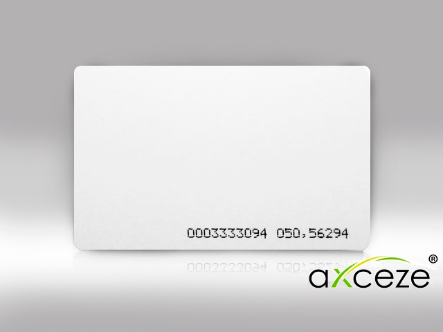 TARJETA DE PROXIMIDAD AX-IDC DELGADA CON CÓDIGO