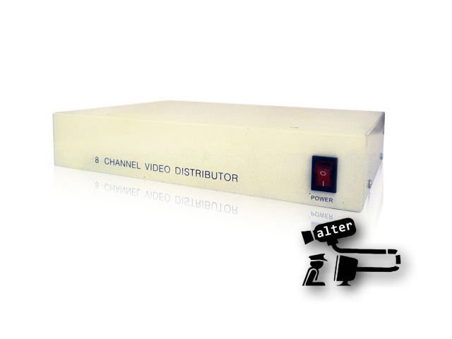 DISTRIBUIDOR 8CH VIDEO BNC 1 A 8 ALTER