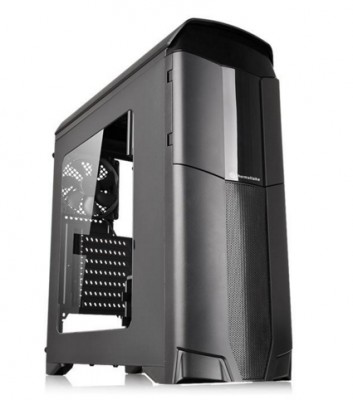 Gabinete Gaming THERMALTAKE Versa N26, Midi-Tower, PC, ATX, Micro-ATX, Mini-ITX, Negro