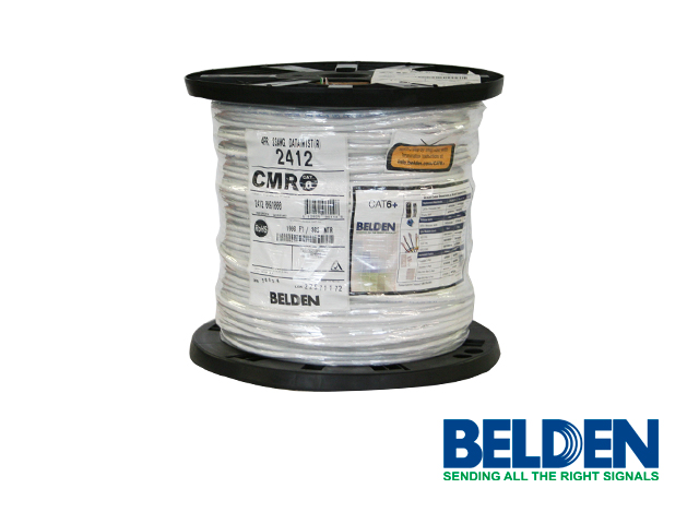 CABLE UTP BELDEN 2412 0091000 CAT6 CAL.23 AWG RISER BLANCO