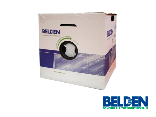 CABLE UTP BELDEN 2412 006A1000 305MTS AZUL CAT6 EN CAJA