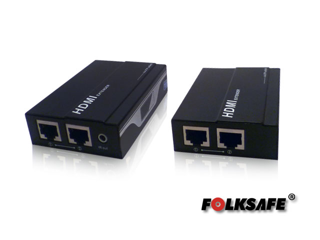 EXTENSOR HDMI FOLKSAFE FS-HD2001-E 2CABLES 40MTS 1080P