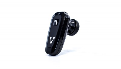 Manos libres VORAGO , gancho de oreja, Negro, Bluetooth